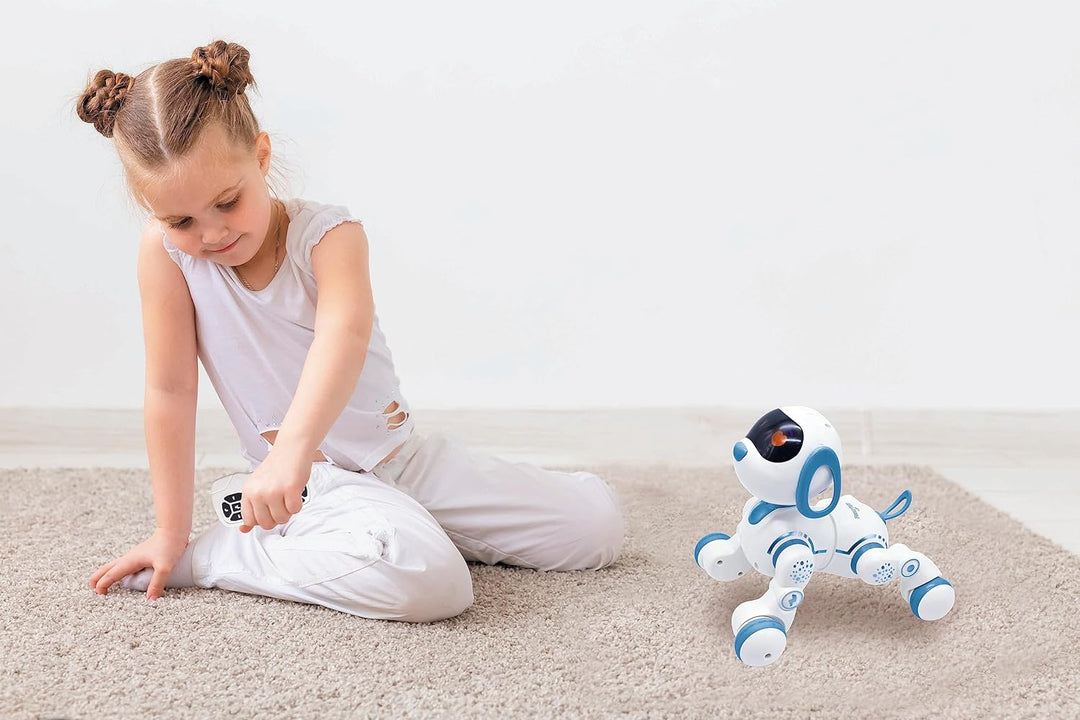 Lexibook Power Puppy Jr - Mein Kleiner Ferngesteuerter Roboterhund zum Trainieren - Roboterhund mit