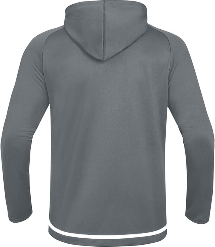 JAKO Herren Striker 2.0 Allwetterjacke (durchgehender Rv), marine/Weiss, XXL, 7419 3XL steingrau/Wei