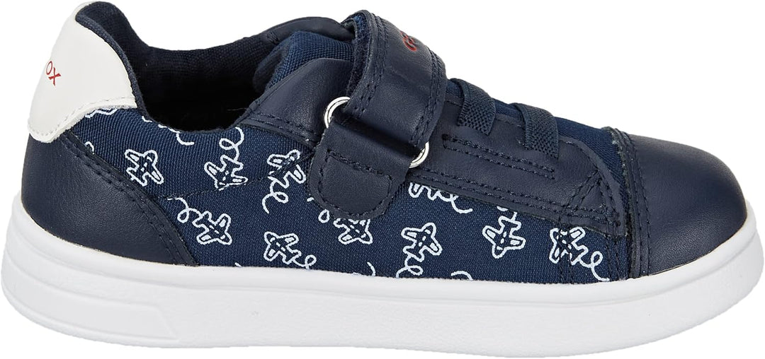 Geox Baby-Jungen B Djrock Boy Sneaker 22 EU Navy Red, 22 EU Navy Red