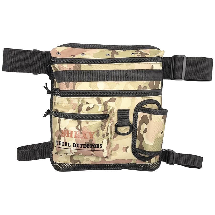 shrxy Garden Metal Detecting Finds Bag Detector Pouch Multi-Purpose Digger Tools Bag Waist Pack (Jun