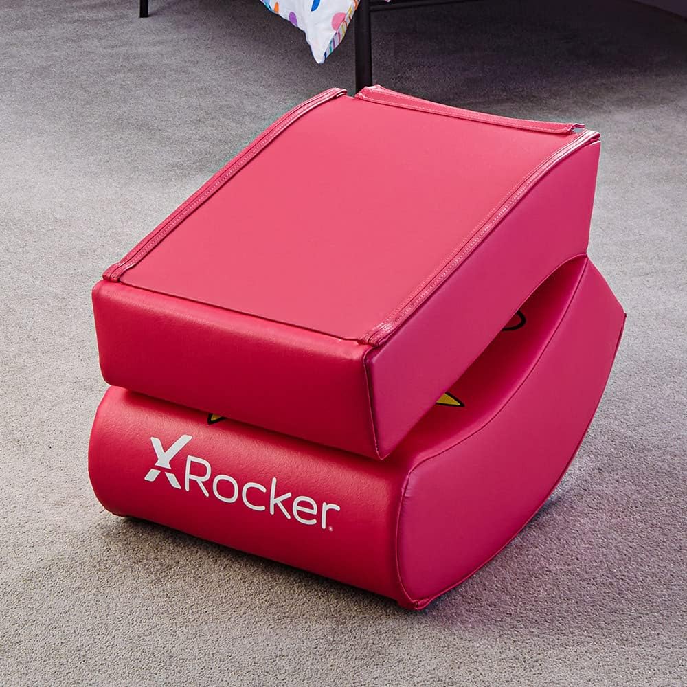 X Rocker Nintendo Super Mario Floor Rocker | Gaming Sessel für Kinder | Prinzessin Peach Design
