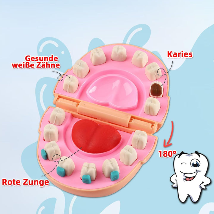 Knete Zubehör Zahnarzt Spielzeug, Knetwerkzeug KneteSet Dentist Rollenspiel knete ab 3 Jahre,Knetmas