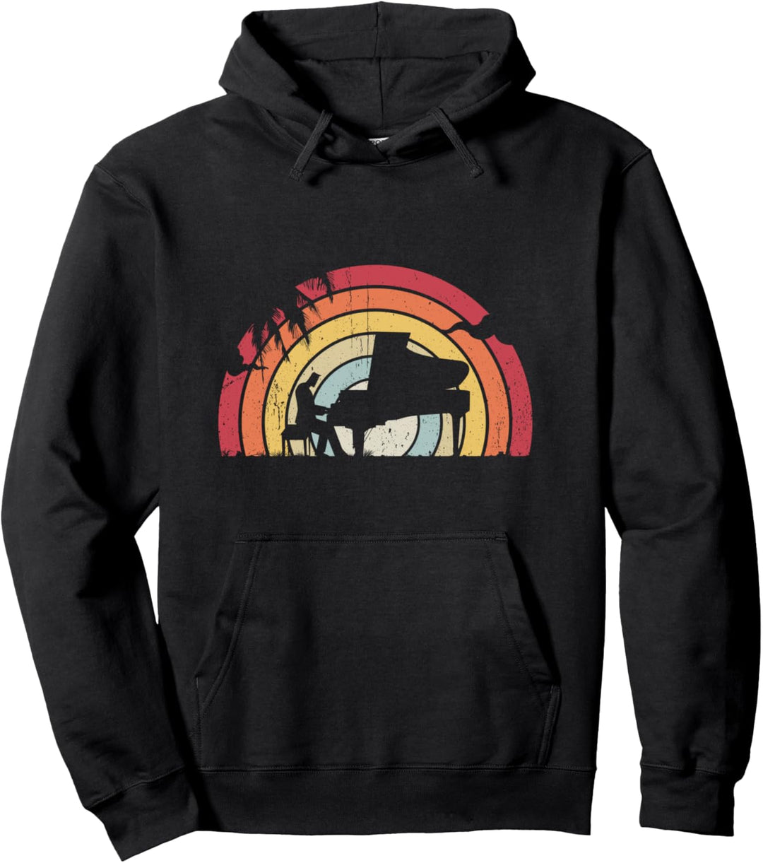 Retro Klavier Musiker Pianist - Vintage Klavier Pullover Hoodie