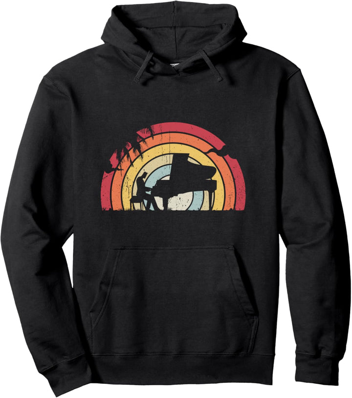 Retro Klavier Musiker Pianist - Vintage Klavier Pullover Hoodie