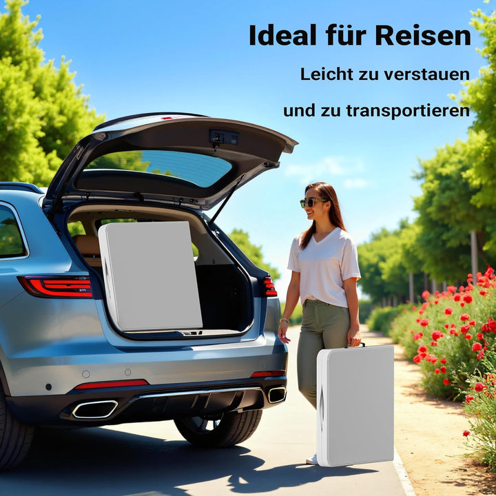 Wiltec Campingtisch klappbar 120x60x74 cm Klapptisch mit Tragegriff Partytisch Biertisch Gartentisch