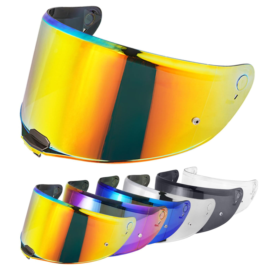 VCOROS Motorradhelm Visier,Helmvisier für LS2 FF811/vector 2/Citation II,Motorrad Windschutz Helm Ob