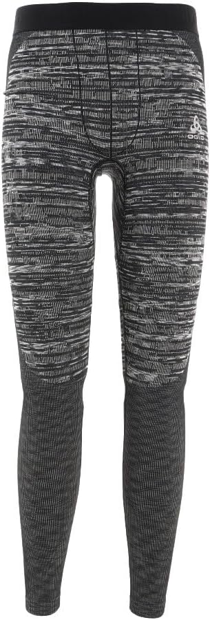 Odlo Herren Leggings Bl Bottom Long Blackcomb Eco S Black - Space Dye, S Black - Space Dye