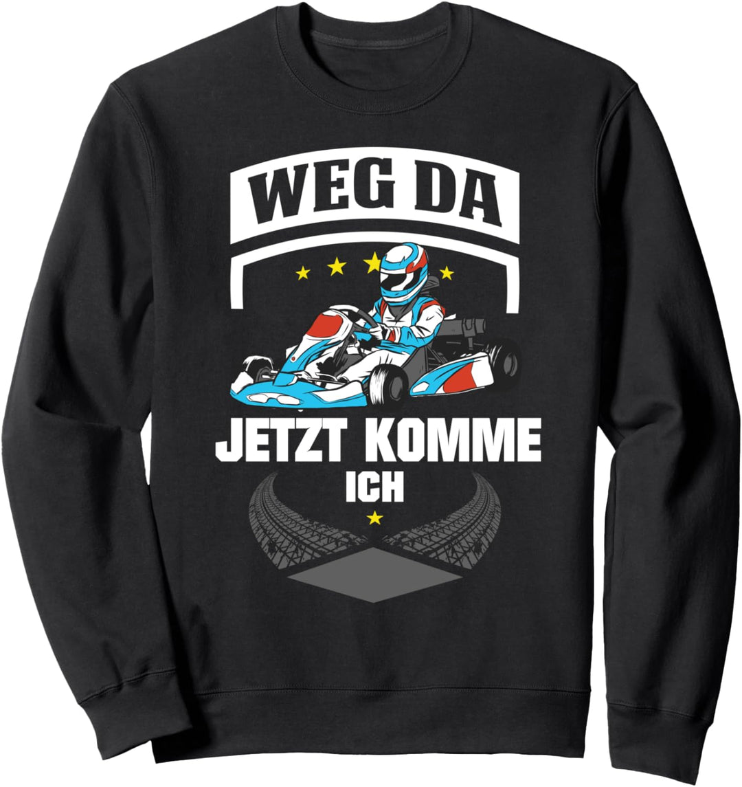 Gokart Kartfahrer Racing Kartfahren Sweatshirt