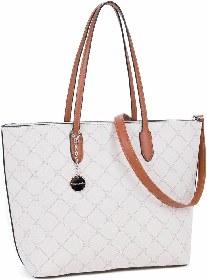Tamaris Damen Handtasche 30107 Grösse: EU, Ecru