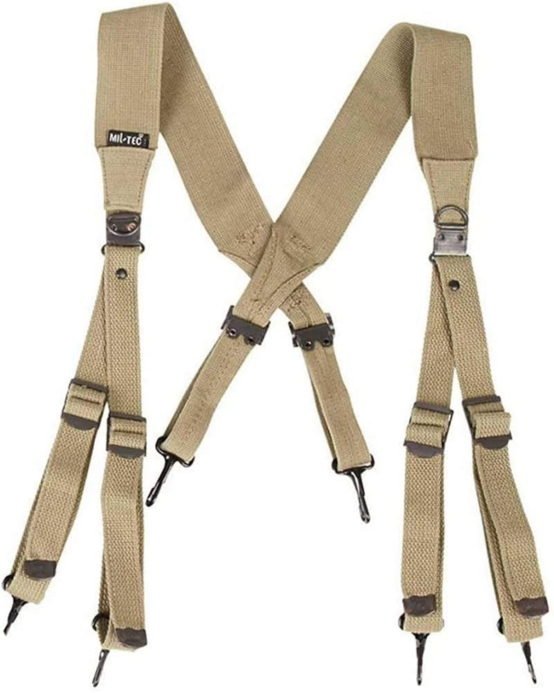 Mil-Tec Unisex M36 Hosenträger, Khaki, Einheitsgrösse