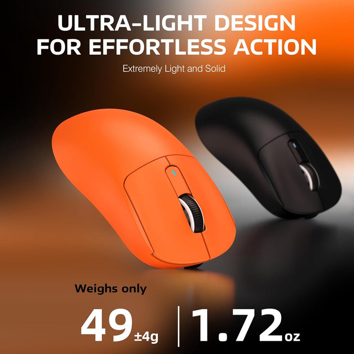 VGN GAMEPOWER x Attack Shark X3 Superlight Kabellose Gaming-Maus, 49g Ultraleicht Mouse, 26000DPI, P