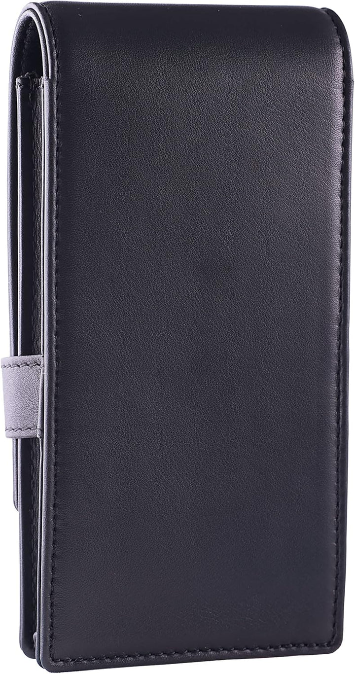 DiLoro 2 Jahre Garantie Leder Quad Pen Fall Bleistift Tasche Halter für vier Füllfederhalter Kugelsc
