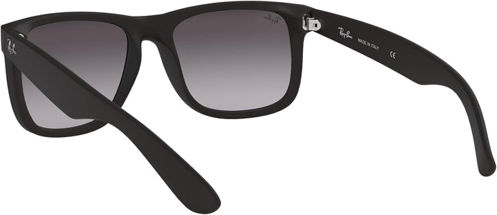 Ray-Ban unisex Justin Sonnenbrille, Rot(Rot/Blau), 51 Medium (Herstellergrösse: 51) Schwarz (Negro),