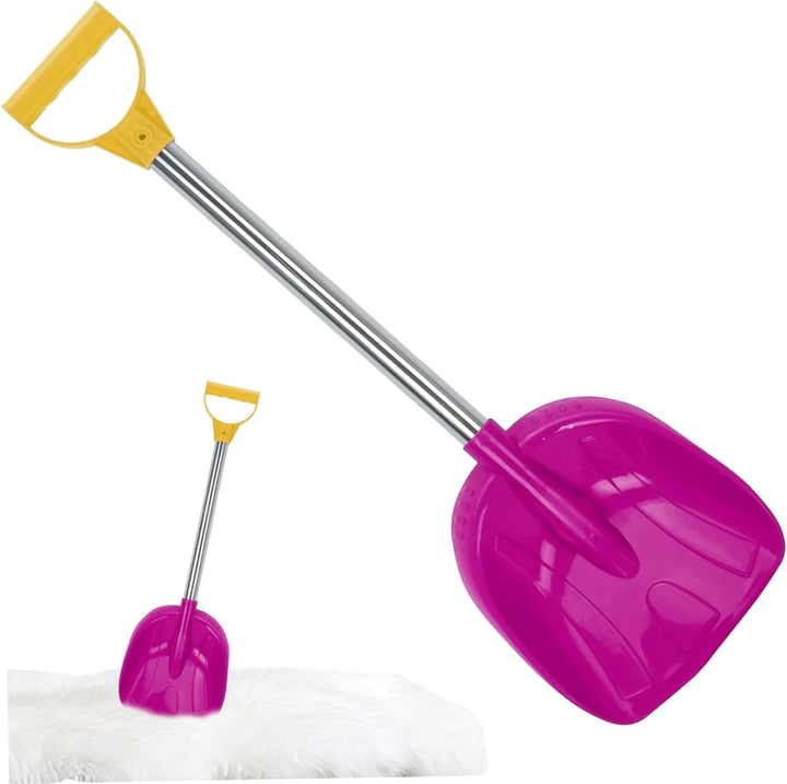Schneeschaufel für Kinder, tragbare Kinderschaufel mit Edelstahlgriff, 12, 9 x 40, 6 cm, kleine, dic