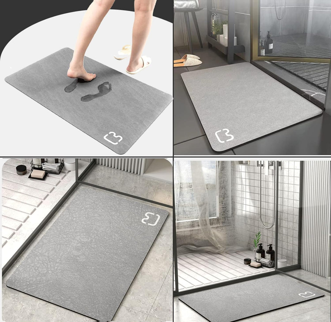 Dai Lufei Badematte Absorbierende, rutschfest Badvorleger Badteppich aus Mikrofaser, Duschmatte ruts
