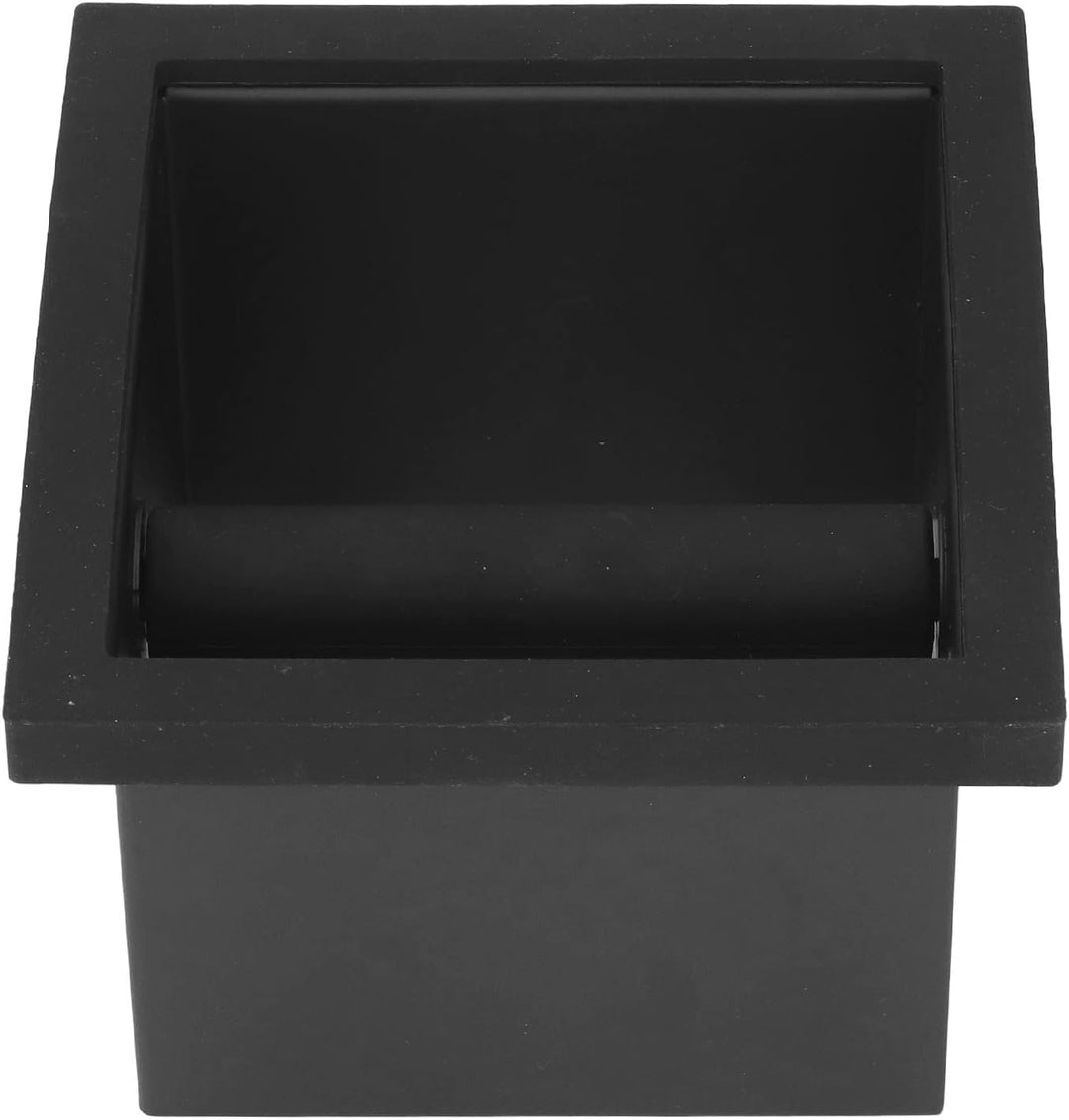 Kaffee-Klopfbox, Edelstahl-Klopf-Satzbox Eingebettete Satzbox Kaffeegeräte Kleiner Kaffeesatzeimer m