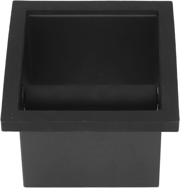 Kaffee-Klopfbox, Edelstahl-Klopf-Satzbox Eingebettete Satzbox Kaffeegeräte Kleiner Kaffeesatzeimer m