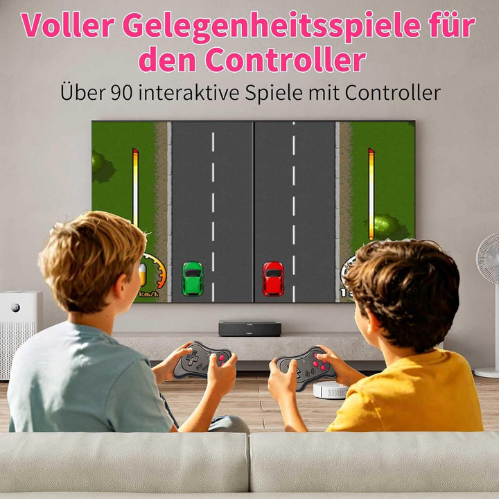 AR-Bewegungssteuerungs-TV-Spielkonsole, über 100 vorinstallierte Videospiele, HDMI Plug &amp; Play, 2 ka