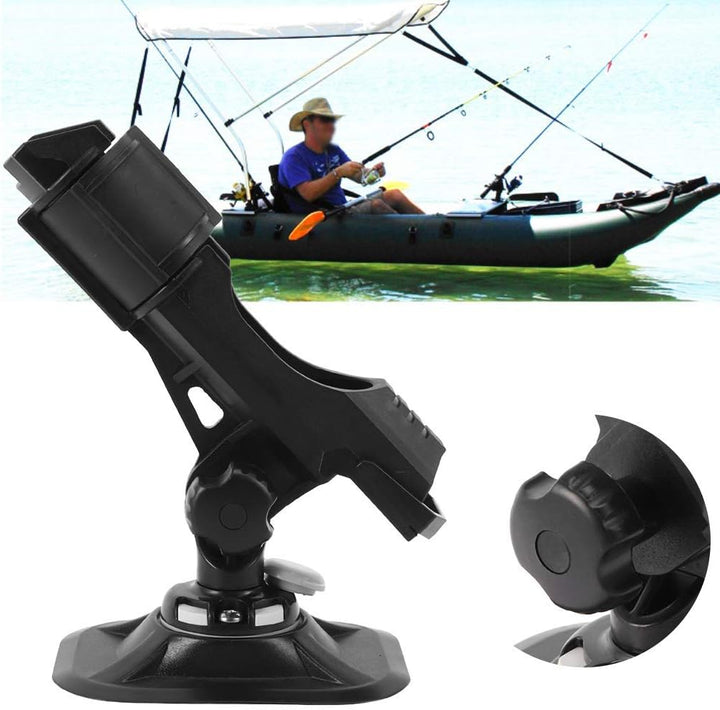 Rutenhalter für Boot Kajak, PVC Angelrutenhalter rutschfeste Kajak-Angelrute-Unterstützung Verstellb