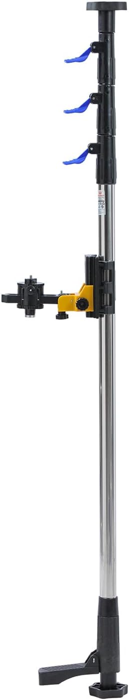 Laser-Wasserwaage mit Teleskopstange 3.7M, Edelstahl, Fussbedienung, Tasche 311579