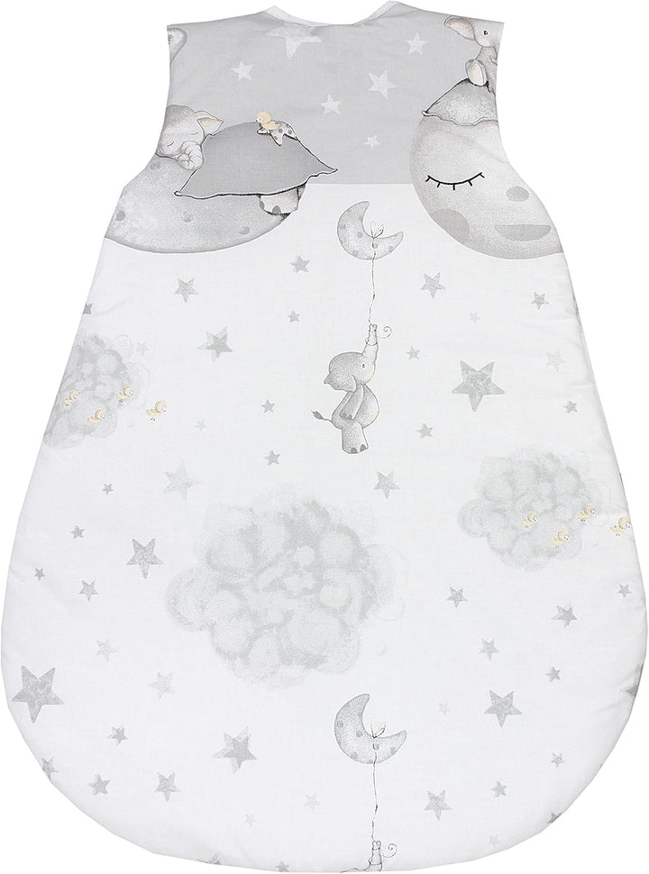 TupTam Ganzjahresschlafsack OEKO- TEX zertifizierte Materialien 2.5 TOG ärmellos Baby Schlafsack wat
