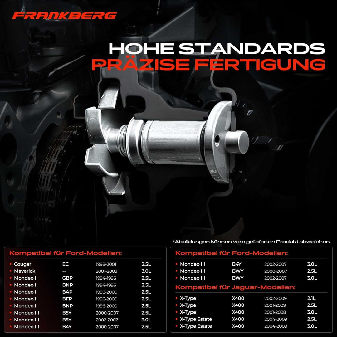 Frankberg Wasserpumpe Kompatibel mit Cougar EC 2.5L 1998-2001 Mondeo II BAP BFP BNP 2.5L 1996-2000 M