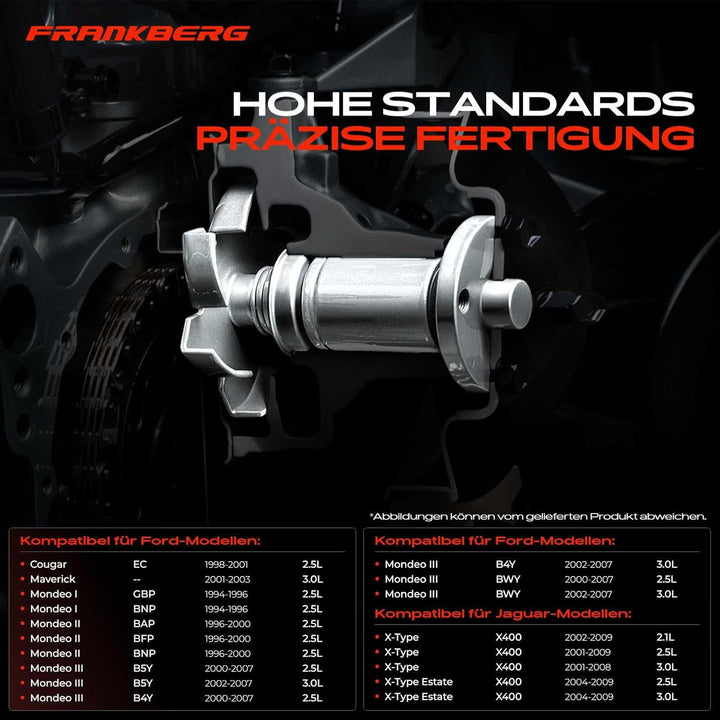 Frankberg Wasserpumpe Kompatibel mit Cougar EC 2.5L 1998-2001 Mondeo II BAP BFP BNP 2.5L 1996-2000 M