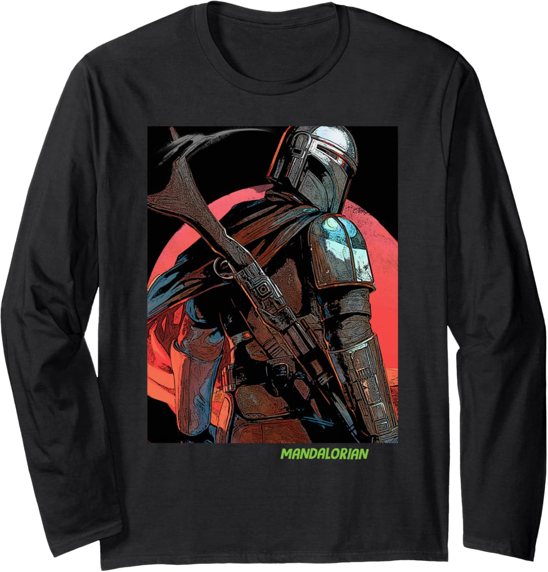 Star Wars The Mandalorian Tough Warrior Langarmshirt