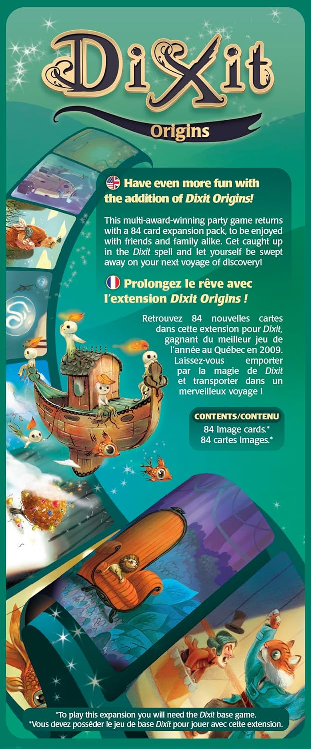 Dixit Origins - Kartenspiel - Erweiterung von Dixit - Für die ganze Familie [Mehrsprachig]