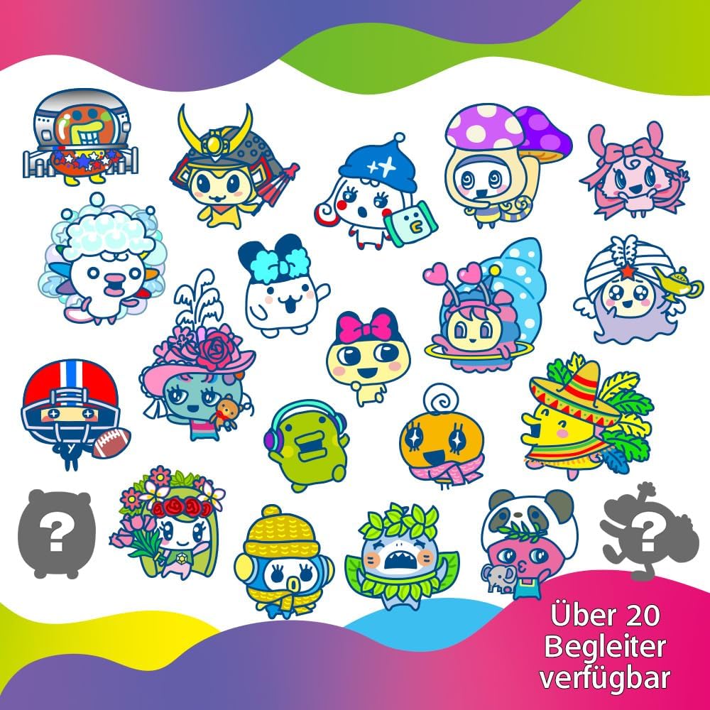 BANDAI - Tamagotchi Uni - Verbindungsfähiges Tamagotchi mit Armbanduhr - Virtuelles Haustier - Rosa