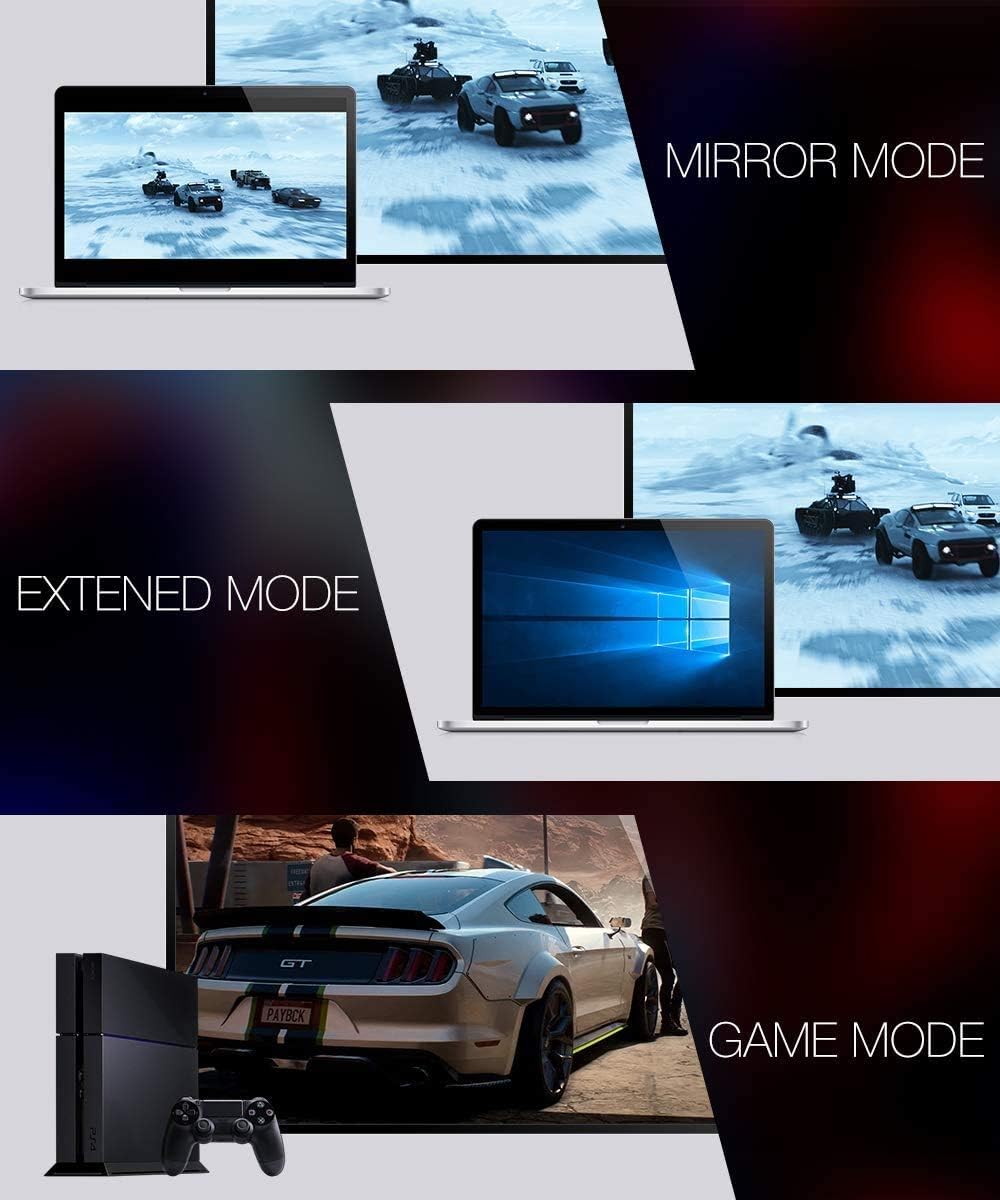 JSAUX 8K HDMI Kabel 5meter 2 Stück, HDMI 2.1 Kabel 48Gbps Highspeed HDMI Kabel, 4K @ 120Hz 144Hz, 8K