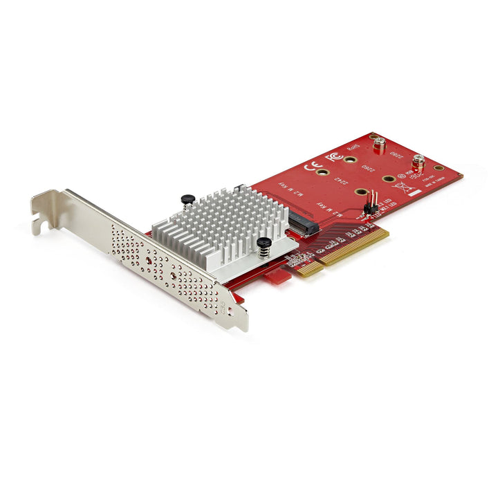 StarTech.com Dual M.2 PCIe SSD Adapter Karte - x8 / x16 Dual NVMe oder AHCI M.2 SSD zu PCI Express 3