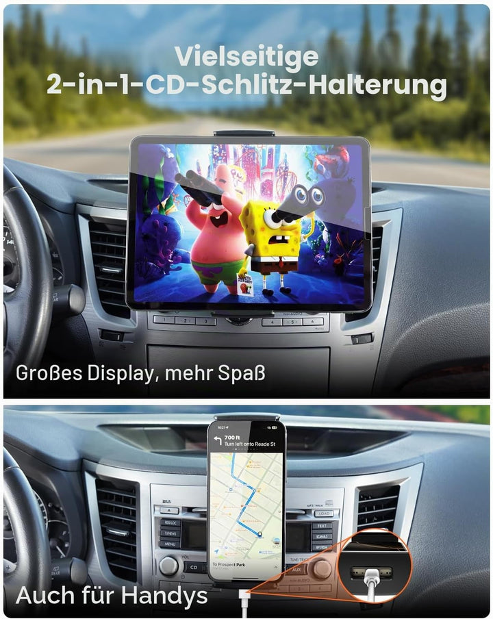 APPS2Car Universal Tablet CD-Slot Holder Mount Car Tablet-Autohalterung, 1. Generation