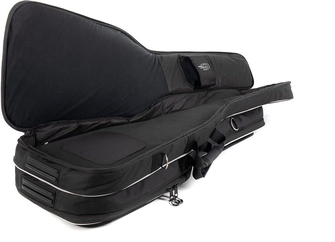 GEWA Gitarren Double Gig-Bag Prestige 25mm 2 E-Bässe, stabiler Komfortgriff, zusätzlicher Frontgriff