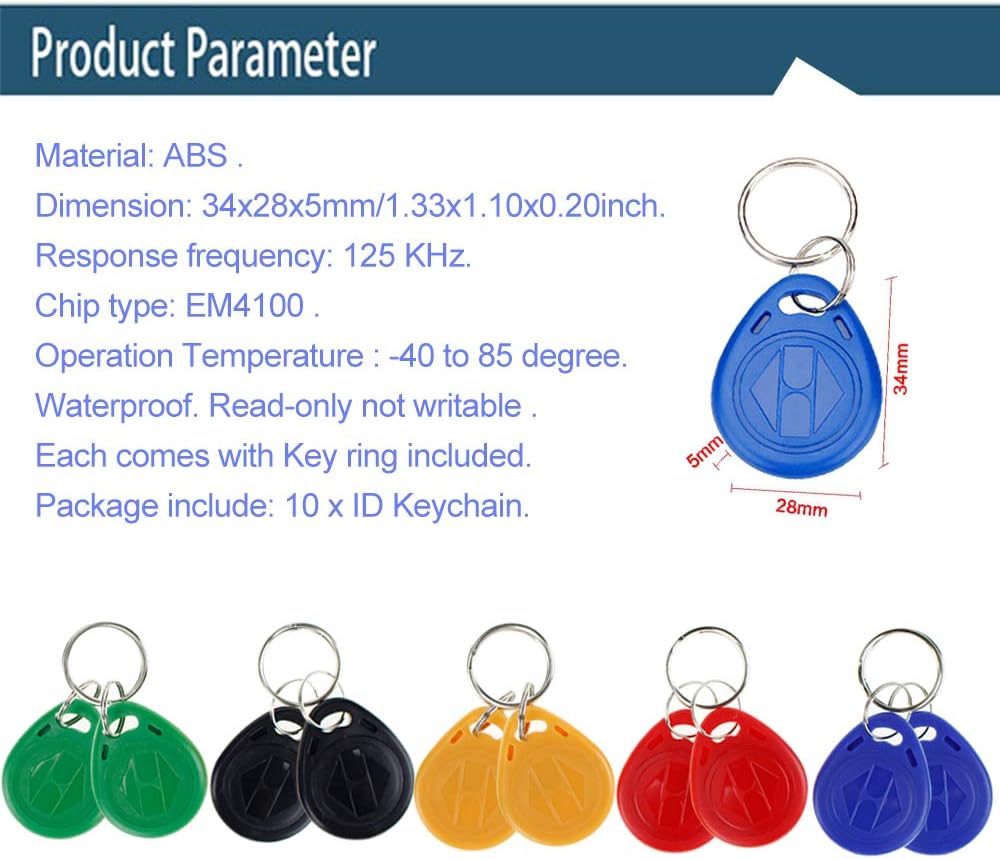 FTSTech IP65 Wasserdichter Metall-PIN-Code RFID-Zugriffskontrolltastatur + 60kg Magnetschloss + 12 V