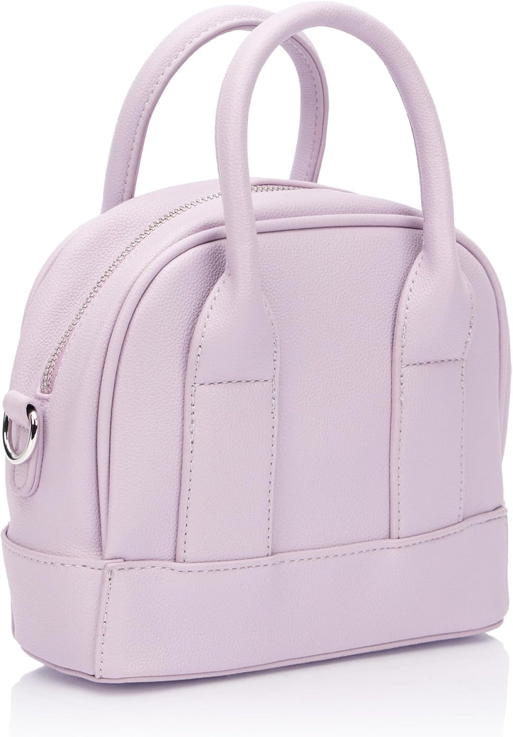 LIBBI Damen Bowling Bag Handtasche mit Schulterriemen Flieder, Flieder