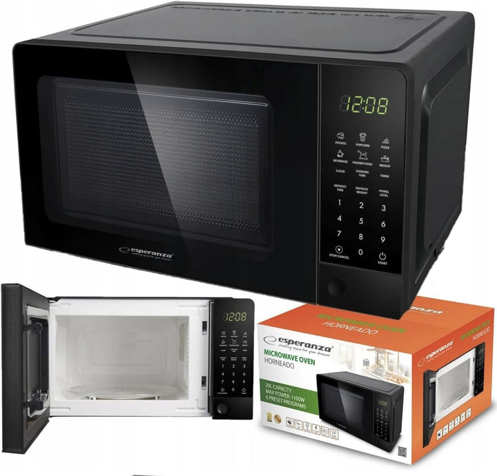 Esperanza EKO009 Microwave Oven 1100W Black