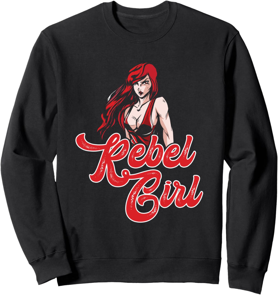 Rebell Ginger Mädchen Rothaarig Irisch Rotschopf Sweatshirt