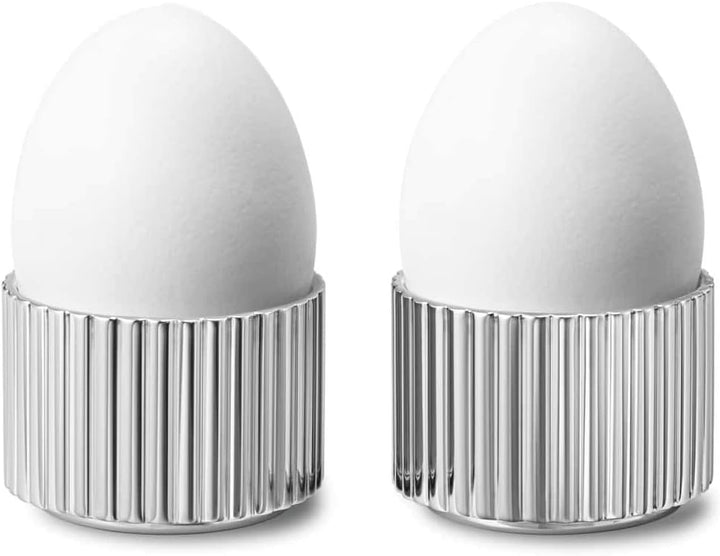 Georg Jensen Bernadotte Egg Cups, Stainless Steel
