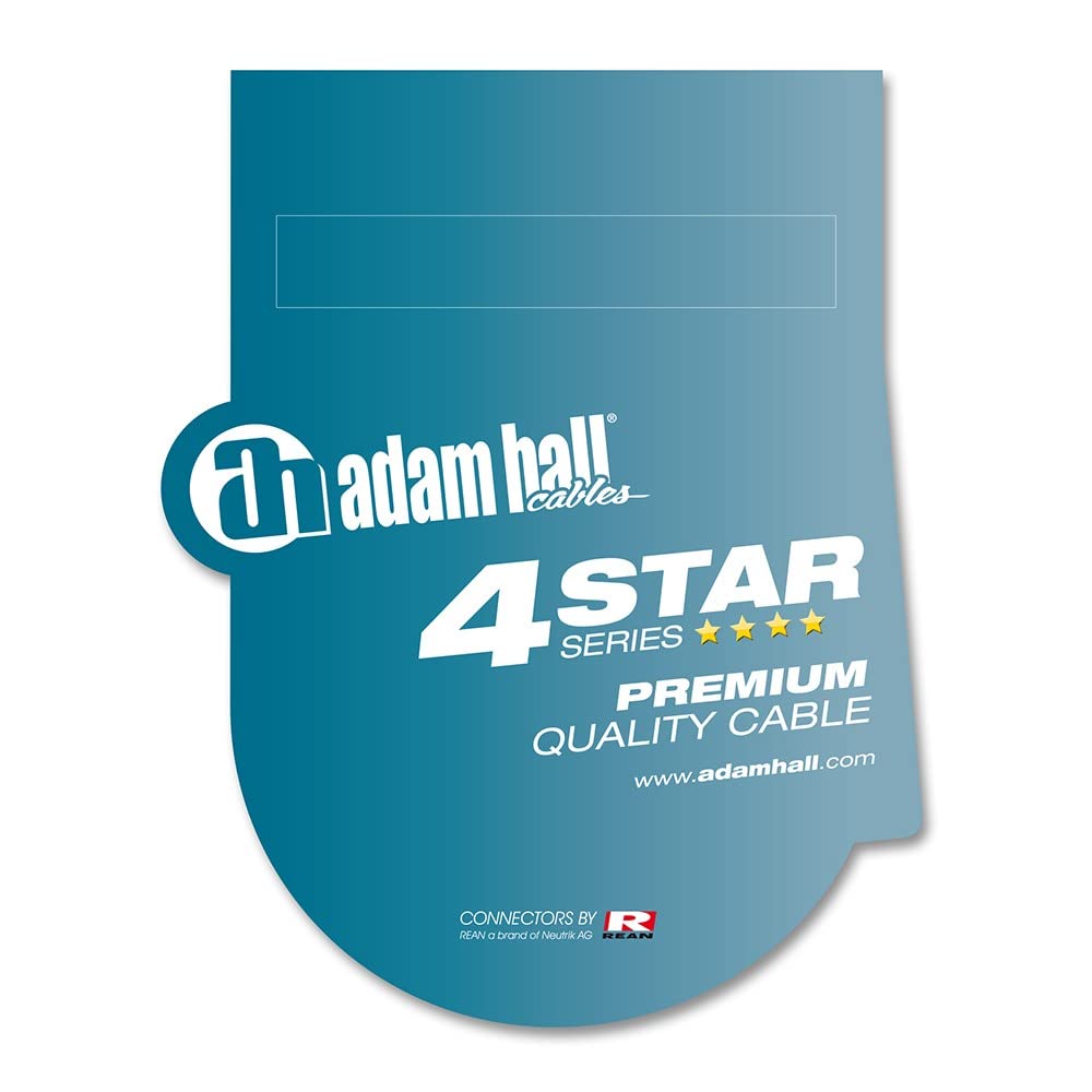 Adam Hall 4 Star Series Rean XLR-Kabel männlich auf weiblich 5 m 5m, 5m