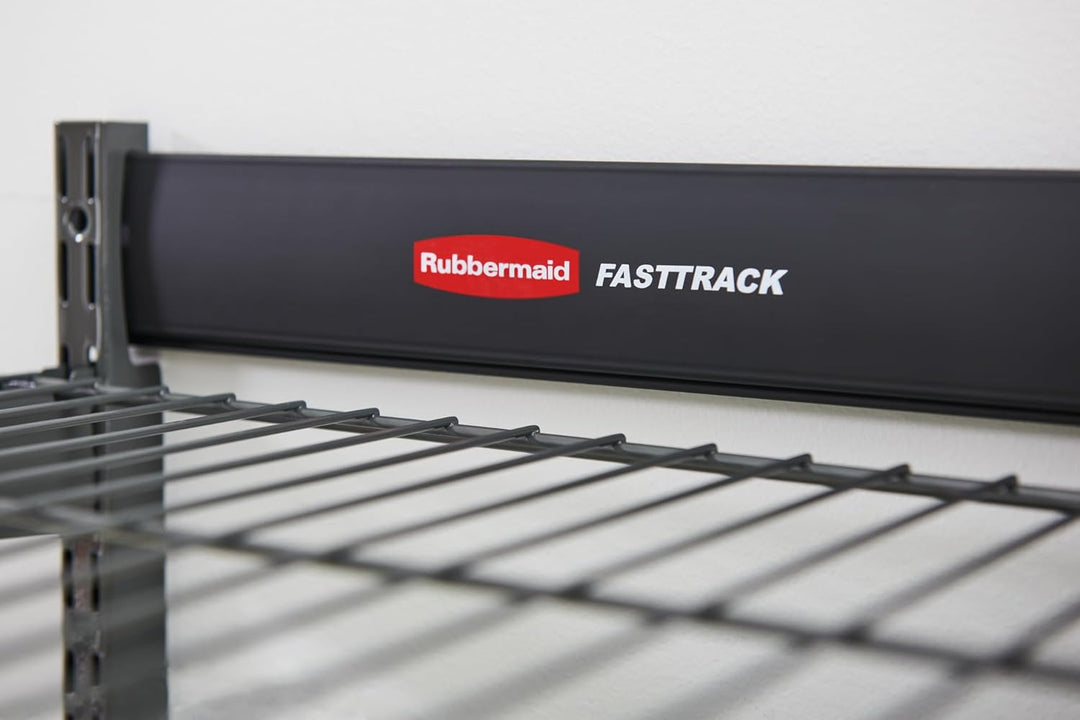 Rubbermaid Fasttrack Schienenaufbewahrung, 91,4 x 30,5 cm, 3 Regalböden, 159 kg pro Regal, für Zuhau