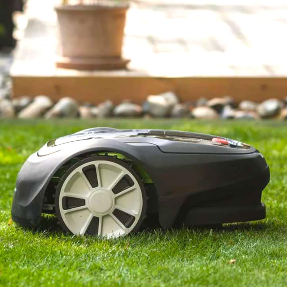 Greenworks Optimow 7 Mähroboter für Rasenflächen bis 750 m2 , Bluetooth-Appgesteuert Rasenmäher Robo