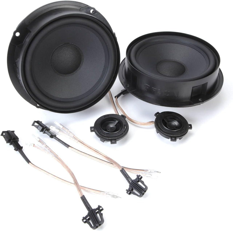 Focal ISVW155 Inside 2-Wege Compo 15.5 cm kompatibel mit Volkswagen VW, Seat, Skoda Fahrzeuge