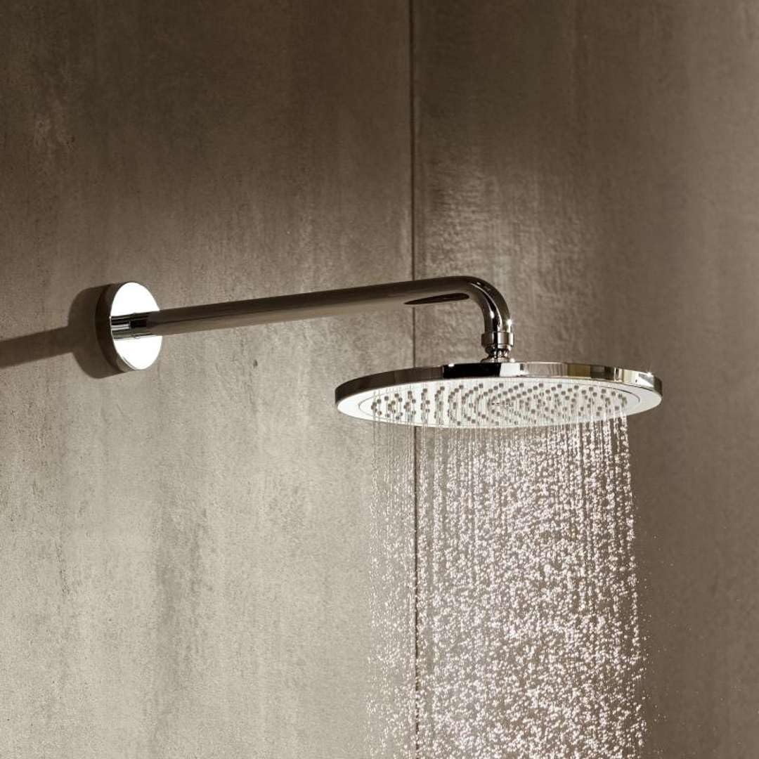 hansgrohe Croma Duschkopf 280 mm, Kopfbrause wassersparend, Chrom Chrom 1 Strahlart mit Wassersparfu