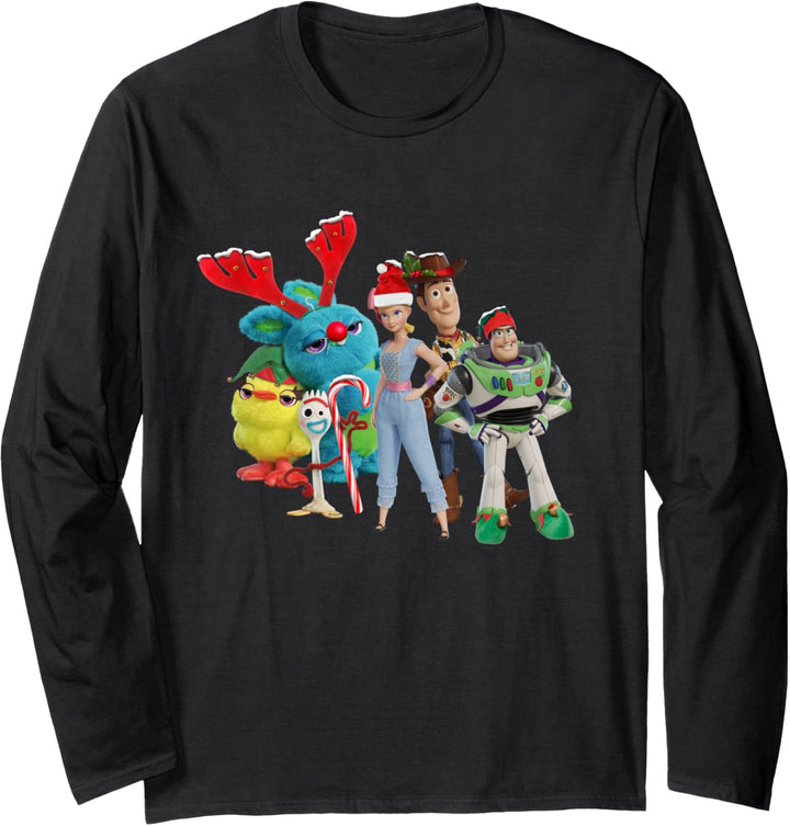 Disney PIXAR Toy Story 4 Characters Holiday Langarmshirt