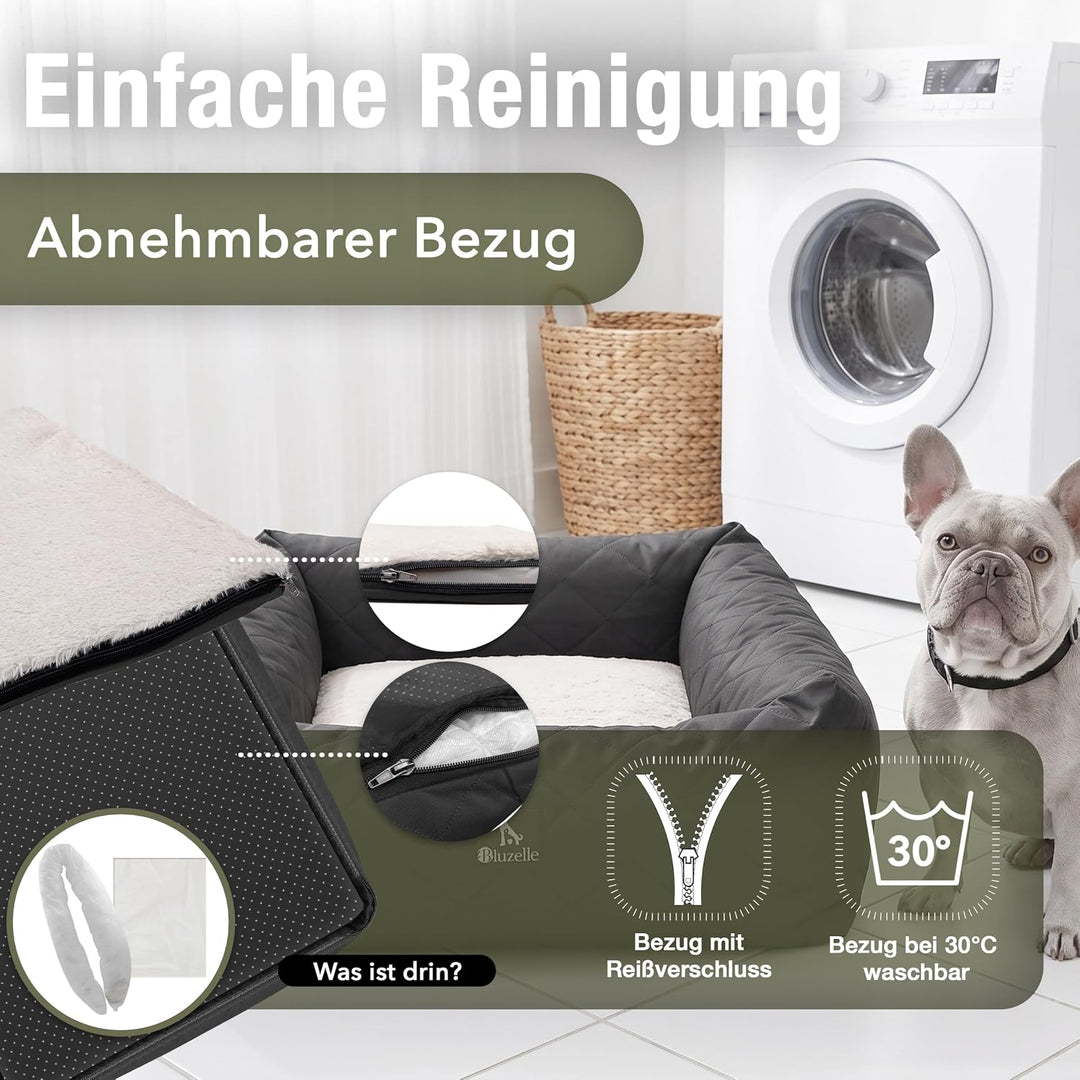 Hunde Autositz Auto Hundesitz, 2-in-1 Hundebett Hundekorb für kleine & mittelgrosse Hunde, Oxford St
