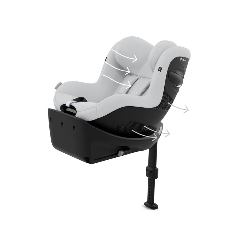 CYBEX Gold Kinder-Autositz Sirona Gi i-Size Comfort inkl. Base, Ab ca. 3 Monaten bis 4 Jahre (Ab Geb