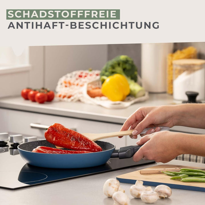 Fackelmann Balance 24cm Pfanne – Recyceltes Aluminium, Keramik-Antihaft, PFAS-frei – Induktionsgeeig
