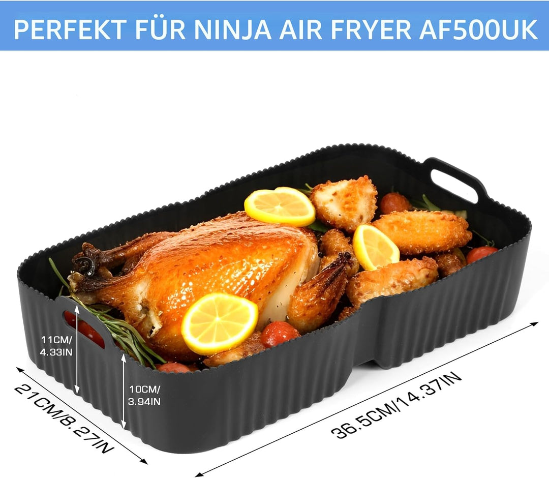 Pietuley Ninja Heissluftfritteuse Zubehör für Foodi Flexdrawer 10,4 L AF500DE, COSORI Heissluftfritt