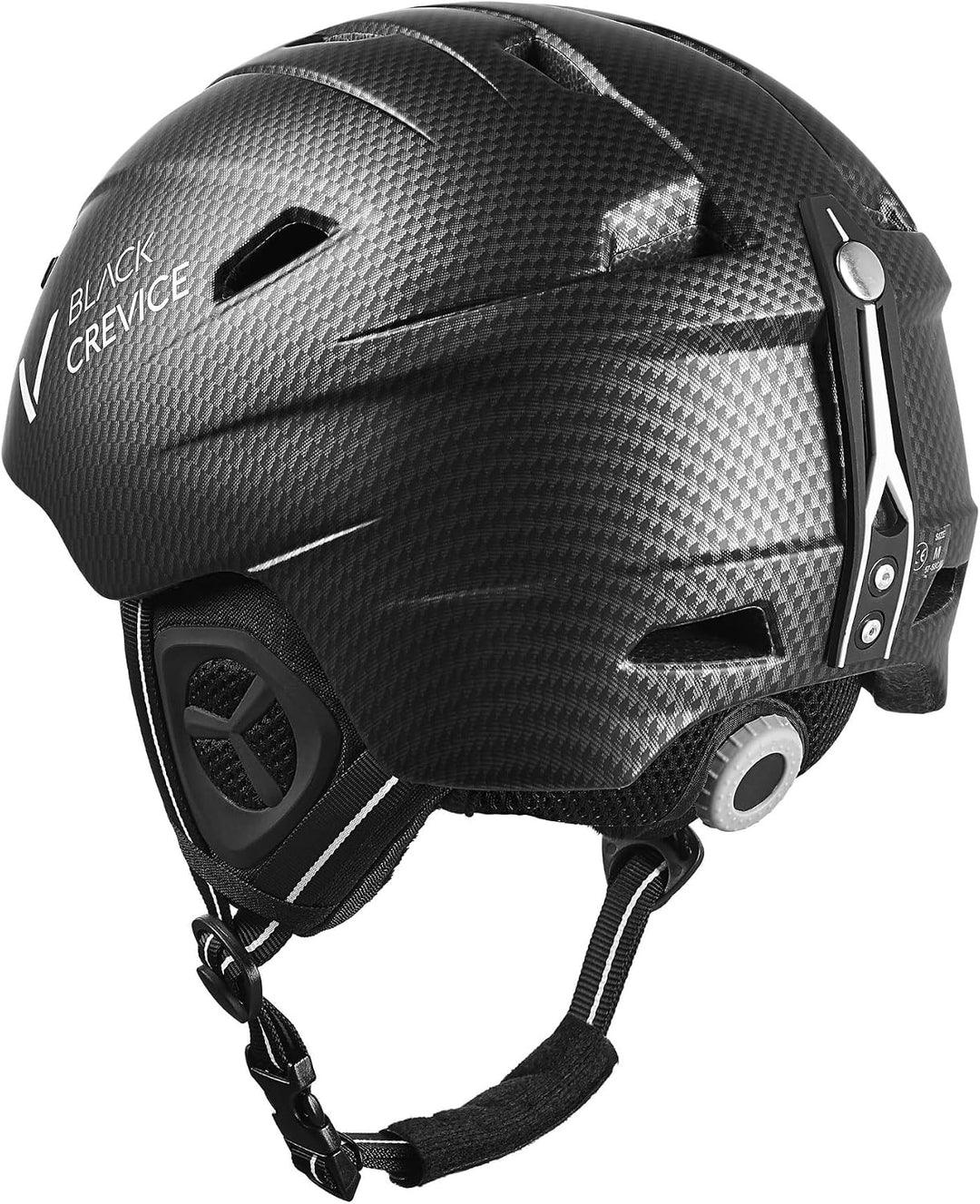 Black Crevice Skihelm Streif I Stossfester Skihelm in sportlichem Design I Skihelm Herren &amp; Damen I